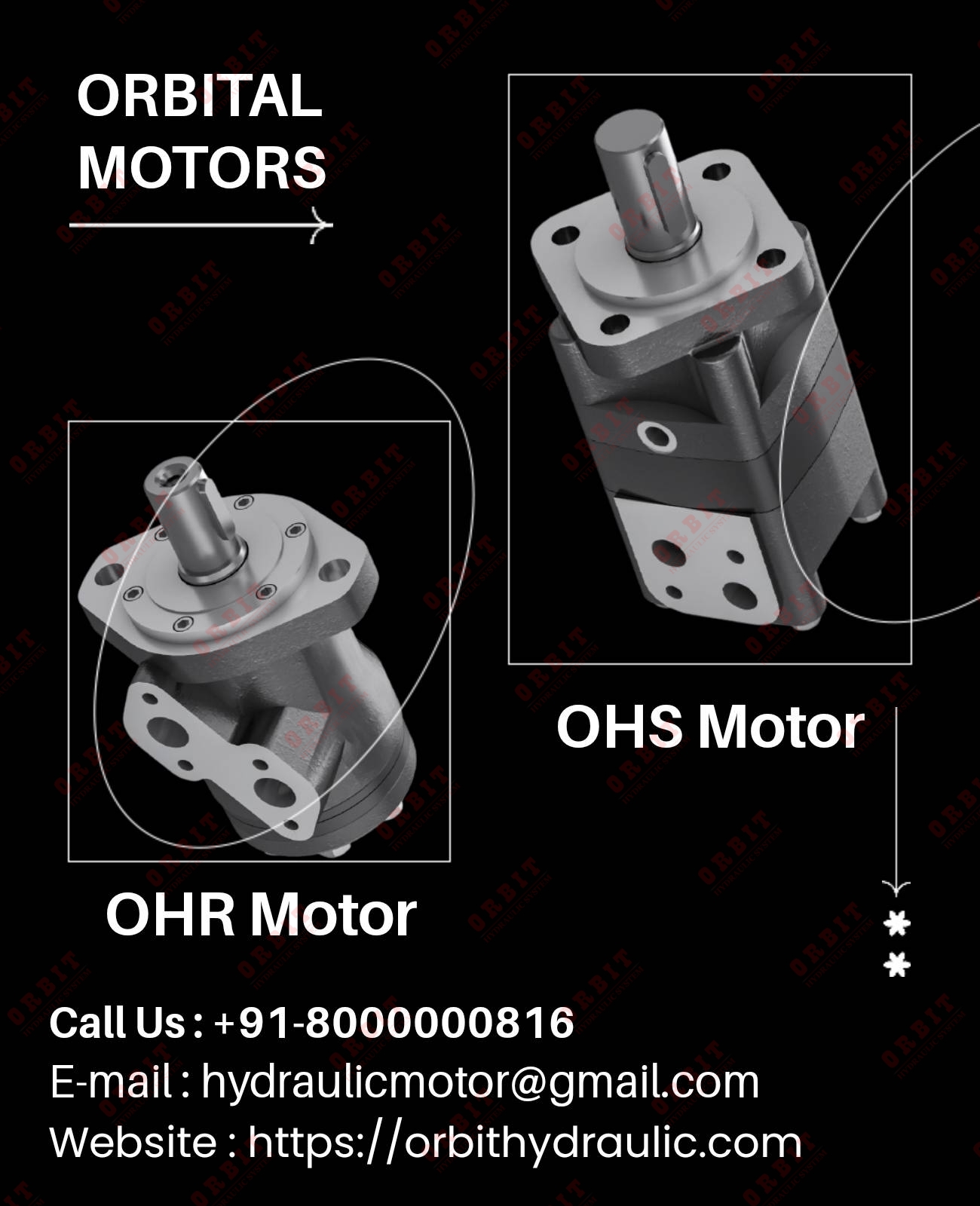 OMH White Hydraulic Motor In Ahmedabad Mumbai Pune Chennai Bangalore Hyderabad Nashik Indore Jaipur Delhi Thane Coimbatore India